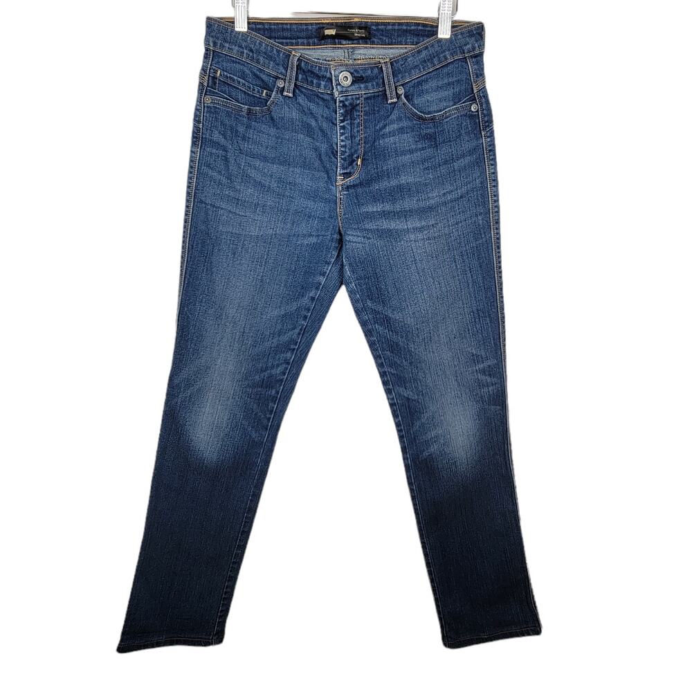 LEVI'S 222 Rare 2013 Midrise Skinny Leg "Flatters & Flaunts" Jeans - Size 8M - Picture 4 of 8